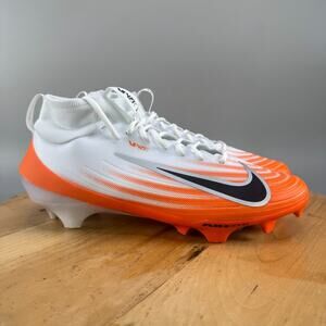 Nike Air Zoom Vapor Pro 1 Mens Size 12.5 Orange White Football Cleats HM8850-103